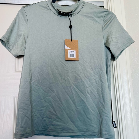 Stussy Tops - Stussy Light Gray (silver) Short Sleeve Tee NWT